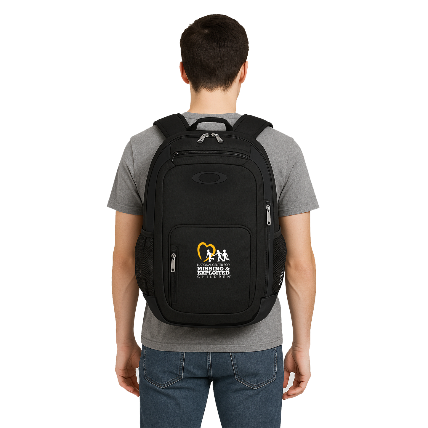NCMEC Embroidered Backpack