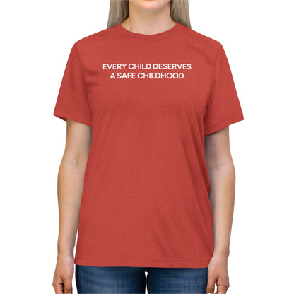 Every Child Deserves a Safe Childhood Triblend Tee - 2026