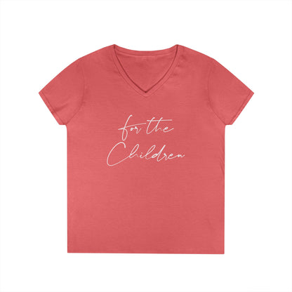 For the Children Women's V-Neck Tee