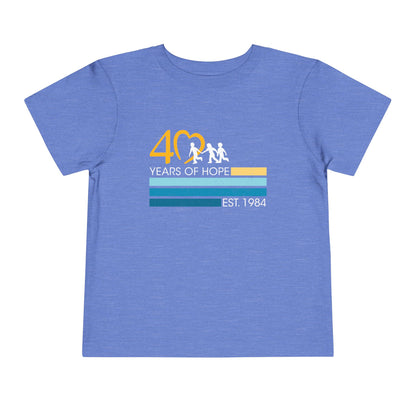 Toddler Short Sleeve 40th Anniversary Celebration Tee