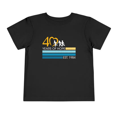 Toddler Short Sleeve 40th Anniversary Celebration Tee