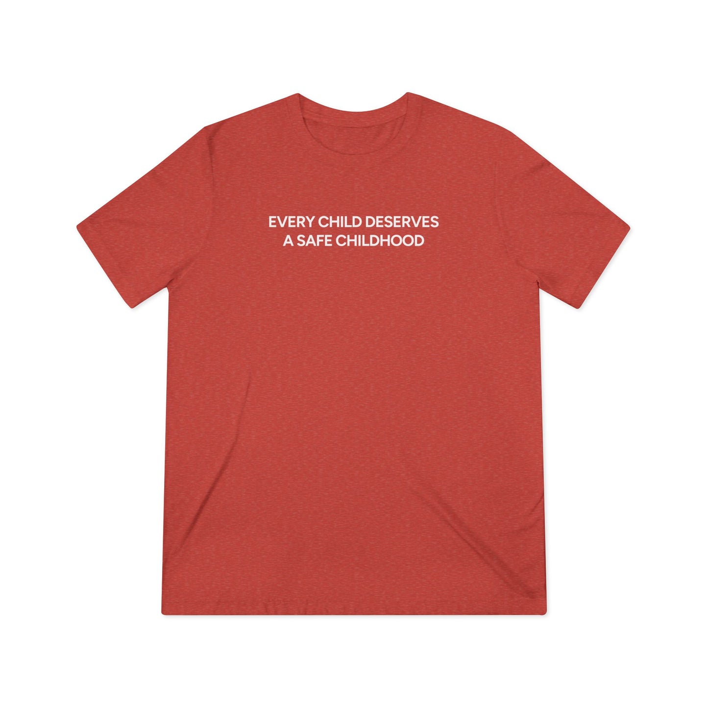 Every Child Deserves a Safe Childhood Triblend Tee - 2026