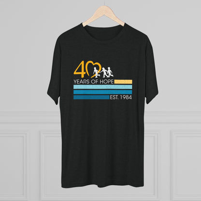 40 years of Hope Triblend Tee - Reprint!