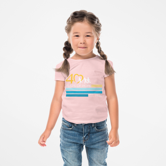Toddler Short Sleeve 40th Anniversary Celebration Tee
