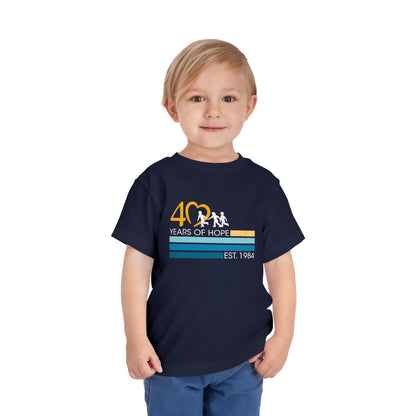Toddler Short Sleeve 40th Anniversary Celebration Tee