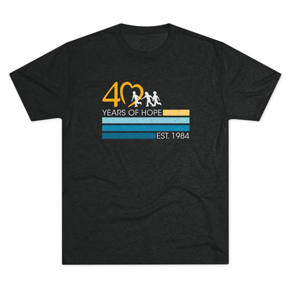 40 years of Hope Triblend Tee - Reprint!