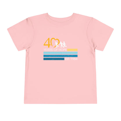 Toddler Short Sleeve 40th Anniversary Celebration Tee