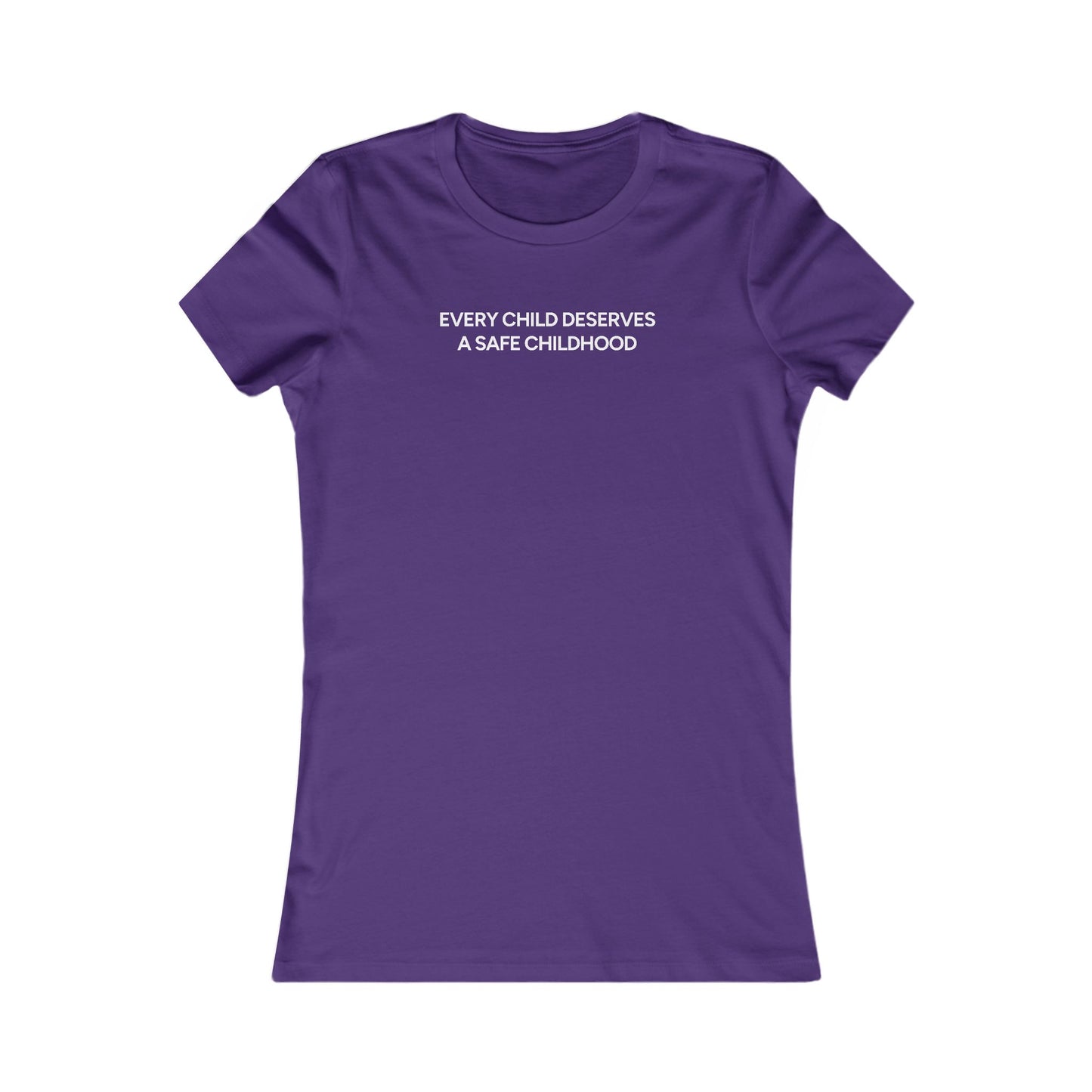 Every Child Deserves a Safe Childhood Women's Tee