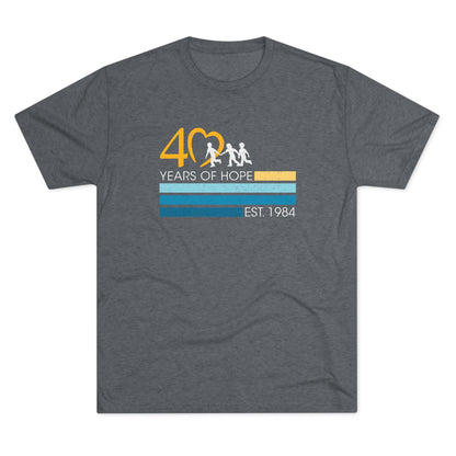 40 years of Hope Triblend Tee - Reprint!