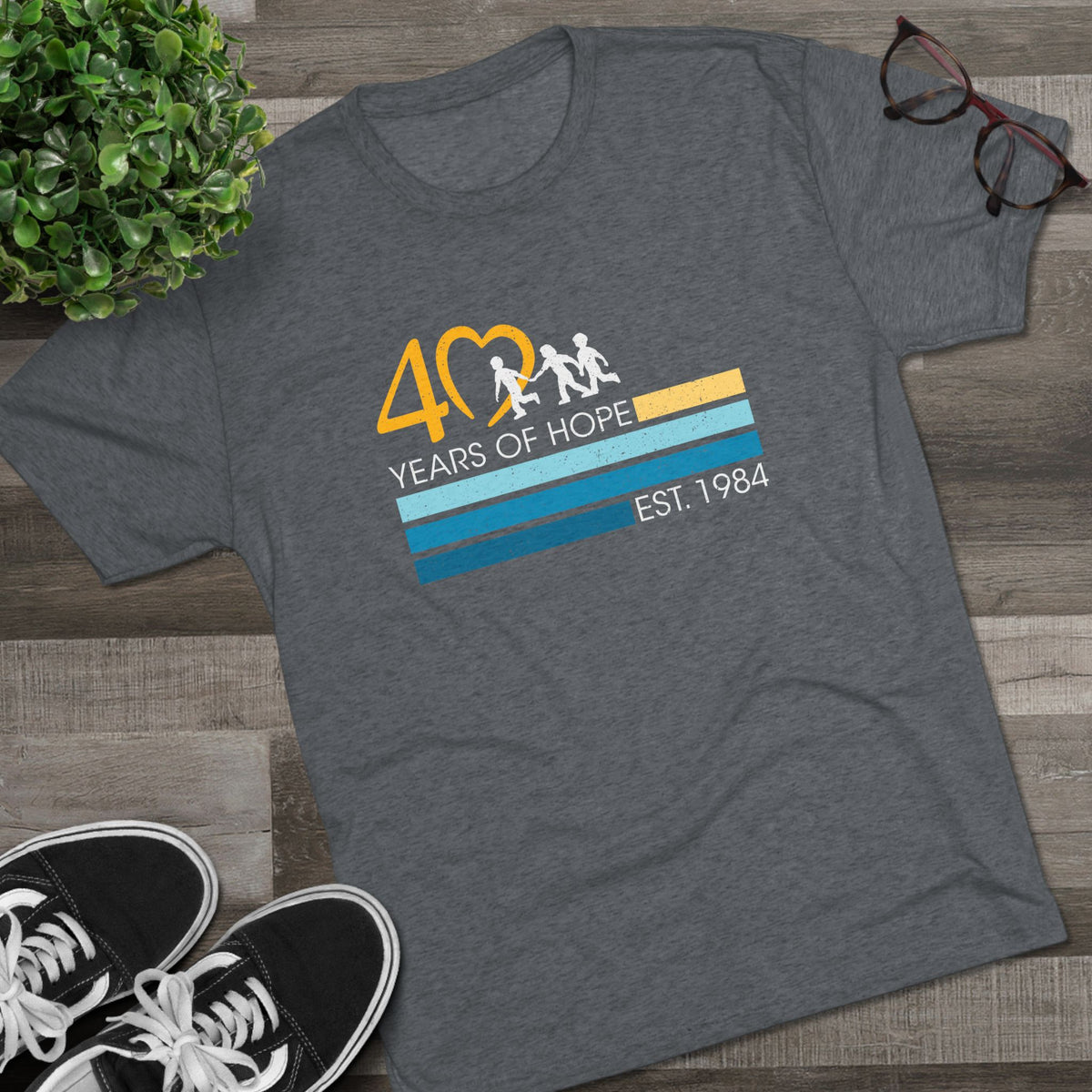 40 years of Hope Triblend Tee - Reprint!