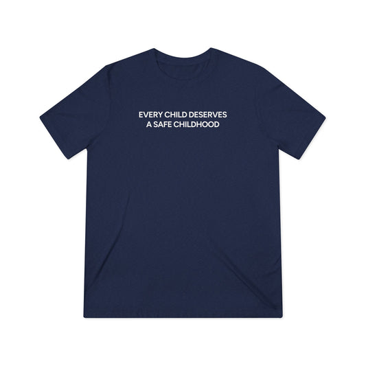 Every Child Deserves a Safe Childhood Triblend Tee - 2026