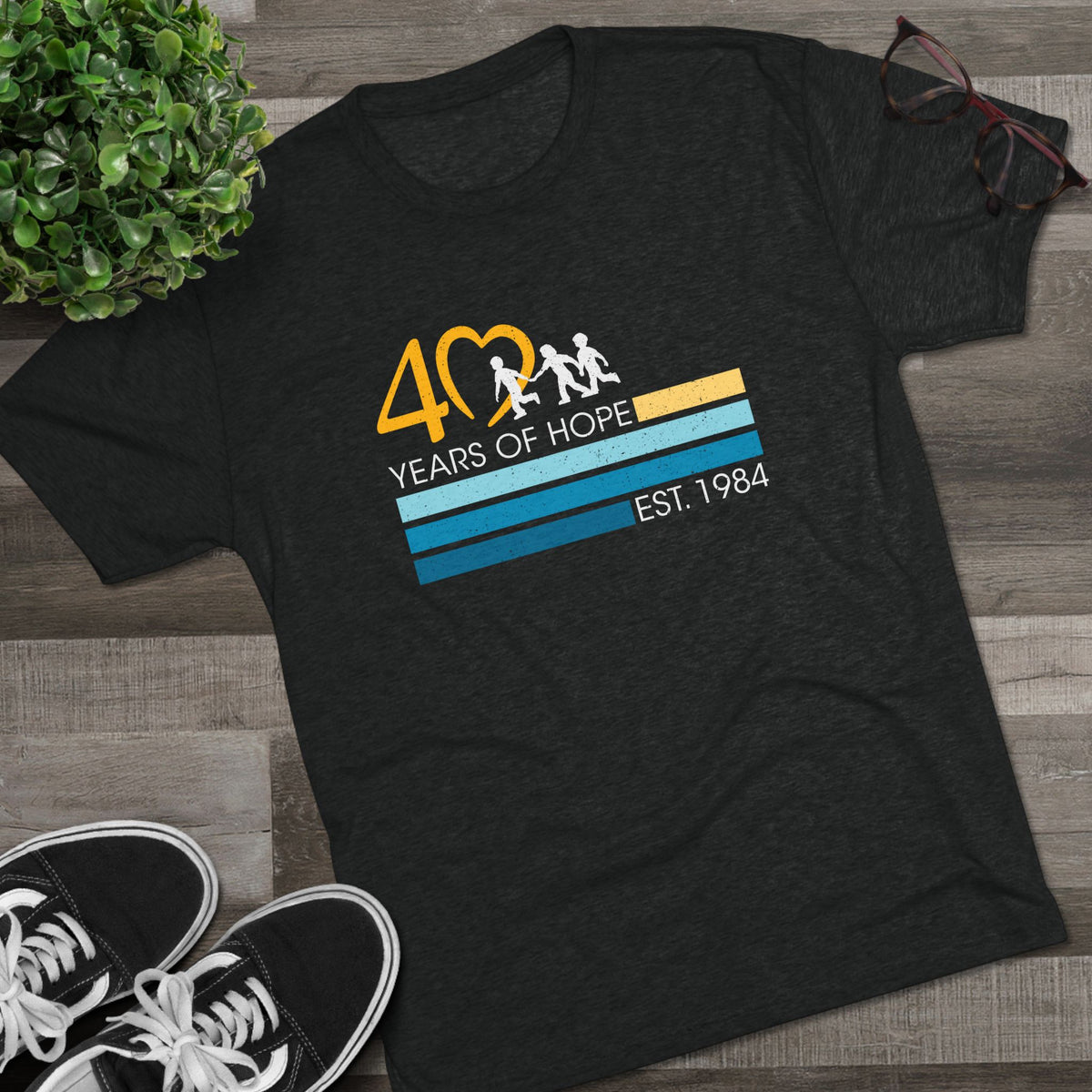 40 years of Hope Triblend Tee - Reprint!